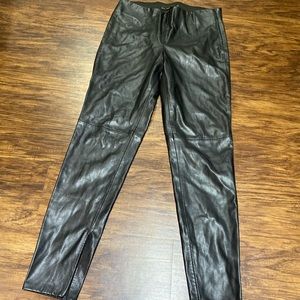 NWOT Zara Leather Pants